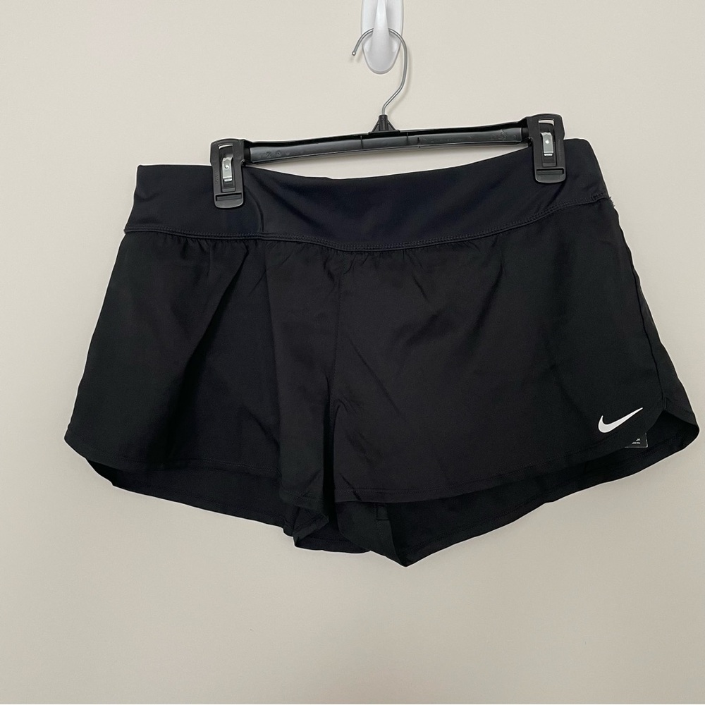 Nike Black Swim Athletic Shorts Lightweight Performance
